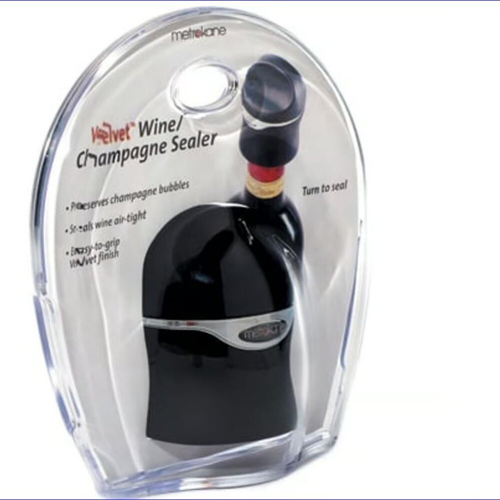 RABBIT by Metrokane Wine/Champagne Sealer - NWT/Sealed - Various Colors - Picture 5 of 15